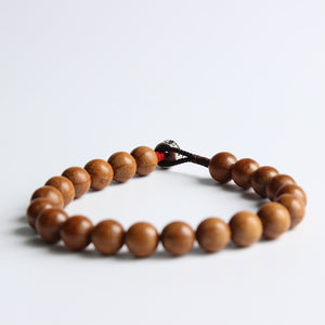 Hand-braided Lucky Knots - Om Mani Padme Hum Charm Bracelet