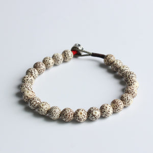 Handmade Bodhi Seed Lucky Knots - Om Mani Padme Hum Charm